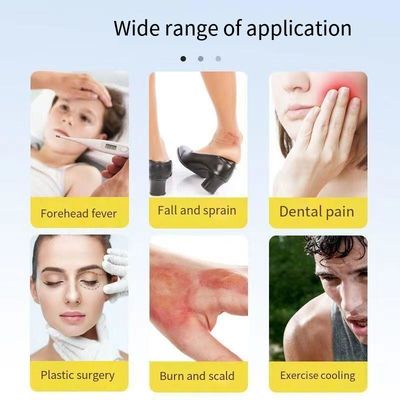 맞춤형 재사용 가능한 뜨거운 냉동 압축 치료 젤 얼음 패크 부상 샘플 받아 들였습니다