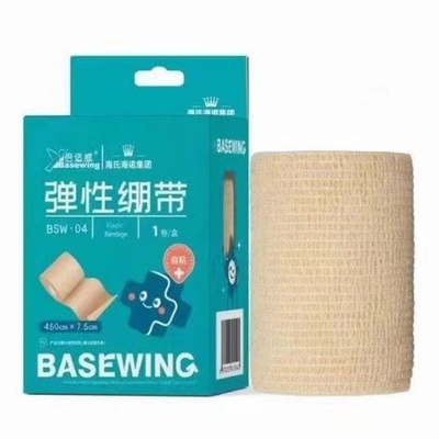 비조직 의료용 보호 붕대 쉽게 찢어 자착 유연 붕대