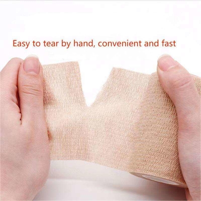 비조직 의료용 보호 붕대 쉽게 찢어 자착 유연 붕대
