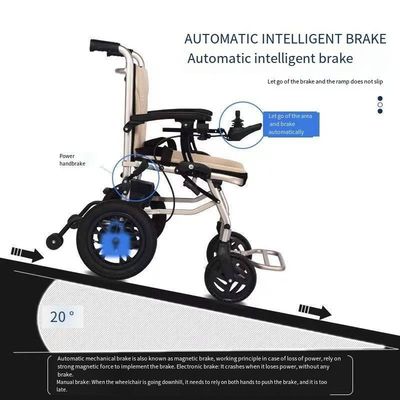 스포츠카 스타일 열기 및 닫기 팔받침 접이식 성능의 전기 휠체어