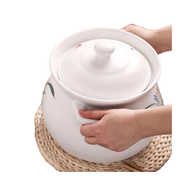 직접 3.3L 석재 건강 의약품 냄비 캔더 굽기 냄비 환경 친화적이고 내구성
