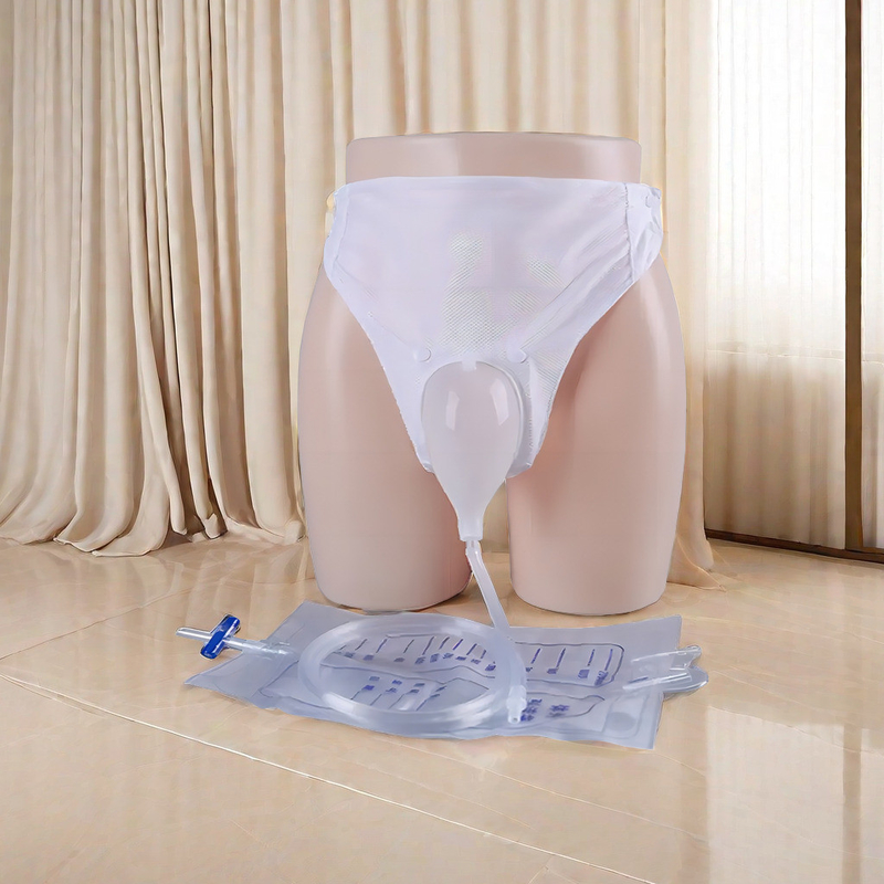 노년성 경화 피리폼 수집기 남성과 여성용 외부 밀폐 소변 수집기